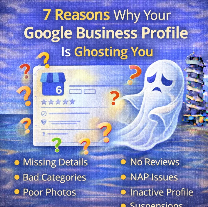 7 Reasons Why Your Google Business Profile Is Ghosting You featurd image