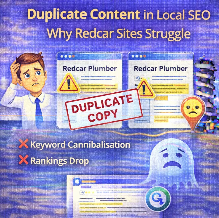 duplicate content featured image