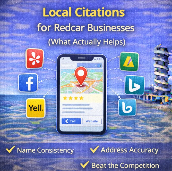 local citations for redcar businesess